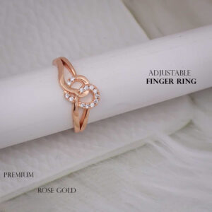 ‘Close to My Heart’ Rose Gold Finger Ring